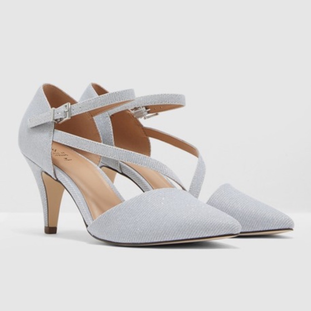 Call It Spring Silver Sparkle Shoe | Migiana | Size 7